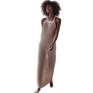 NWT Summersalt Beach Coverup Open Knit Halter Maxi Size Large